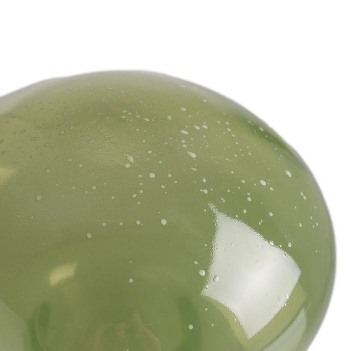 Figura Seta Verde Cristal Decoración 15 X 15 X 22 Cm