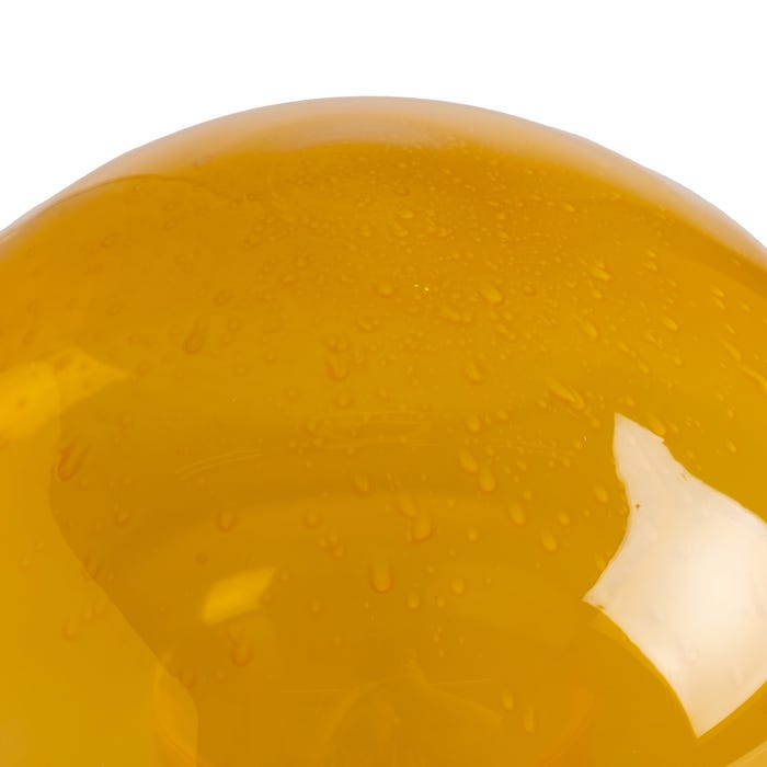 Figura Seta Amarillo Cristal Decoración 17 X 17 X 30 Cm