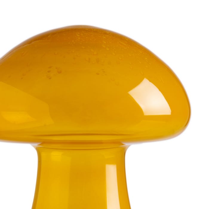 Figura Seta Amarillo Cristal Decoración 17 X 17 X 30 Cm