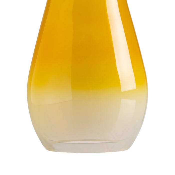 Figura Seta Amarillo Cristal Decoración 17 X 17 X 30 Cm