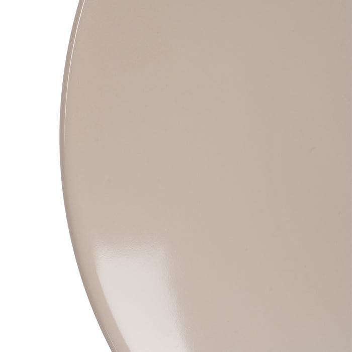 Stoneware Kitchen Cream Dinner Plate 26 X 26 X 3 Cm
