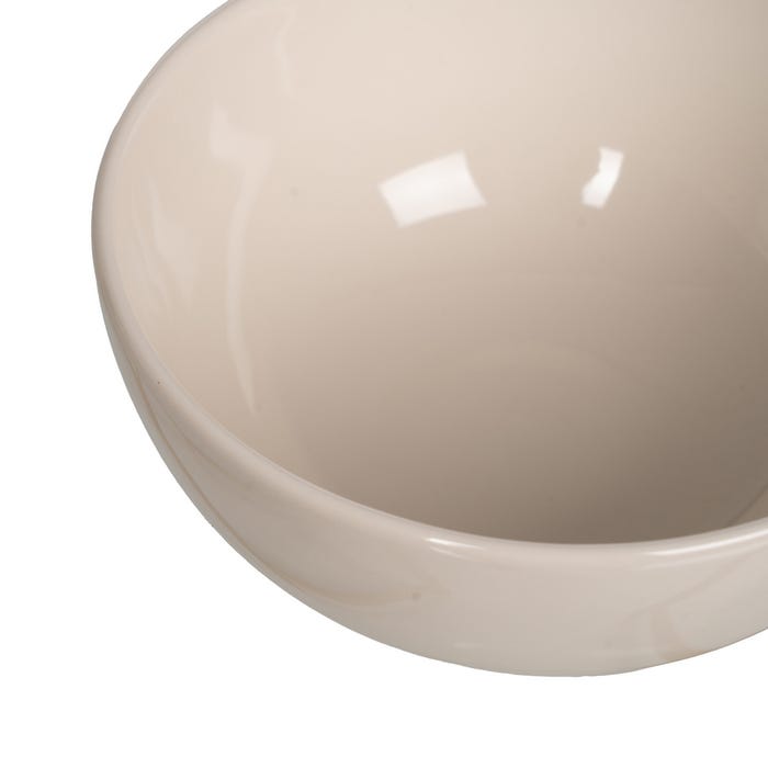 Bowl Crema Stoneware Cocina 14,50 X 14,50 X 6 Cm