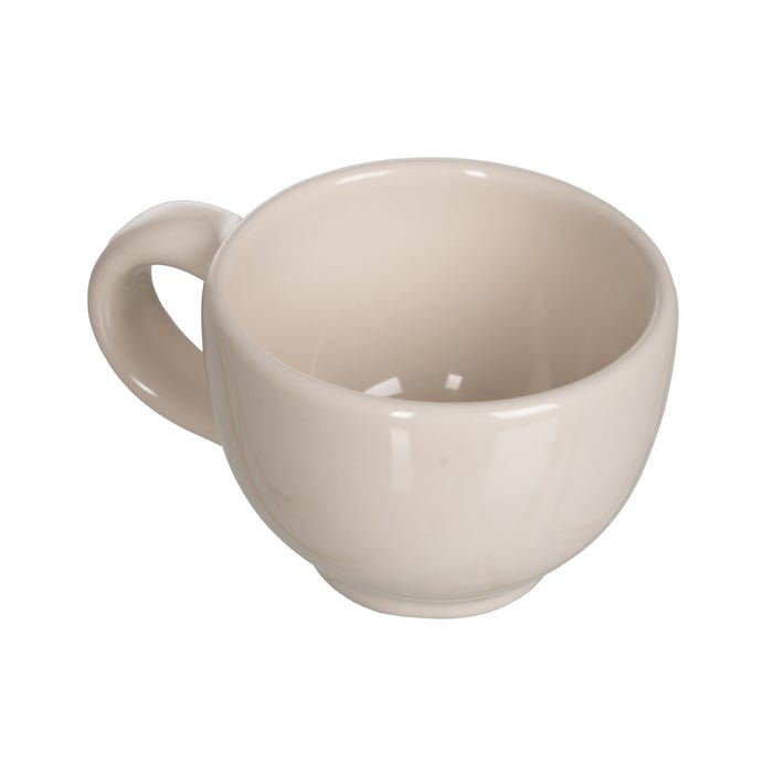 Taza Café Crema Stoneware Cocina 8,50 X 6,50 X 4,50 Cm