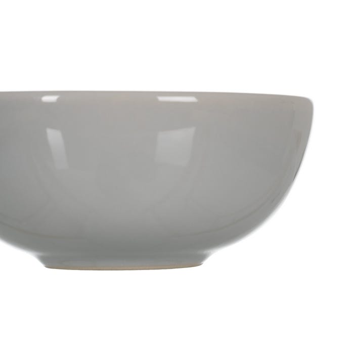 Gray Stoneware Kitchen Bowl 14.50 X 14.50 X 6 Cm