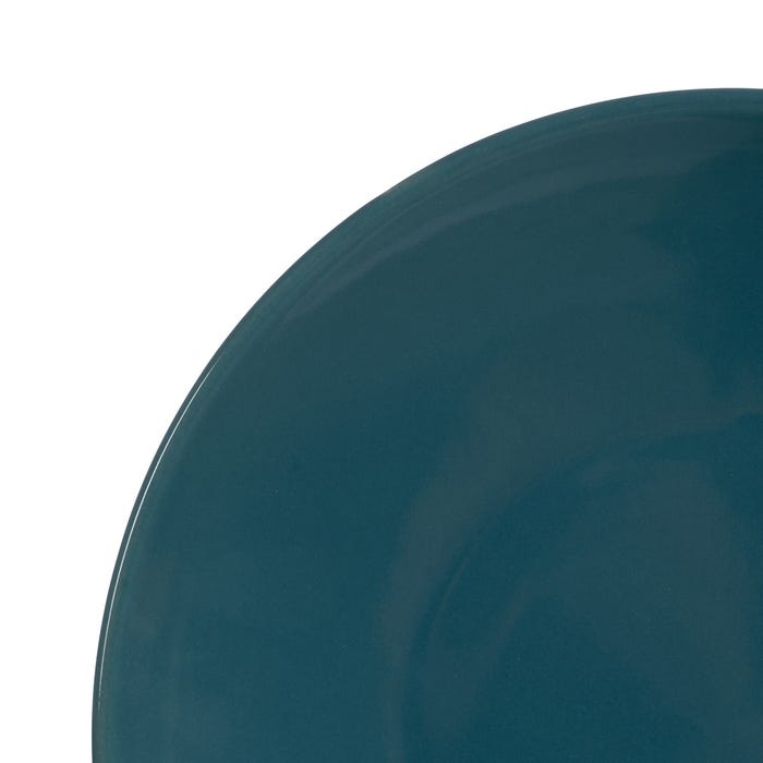 Blue Stoneware Kitchen Dessert Plate 20 x 20 x 2.50 cm