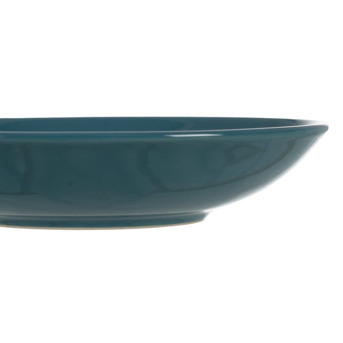 Deep Blue Stoneware Kitchen Plate 22 x 22 x 4.50 cm