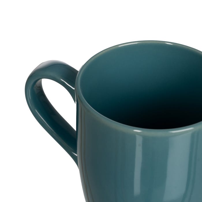 Blue Stoneware Kitchen Mug 11.50 X 8.50 X 10.50 Cm