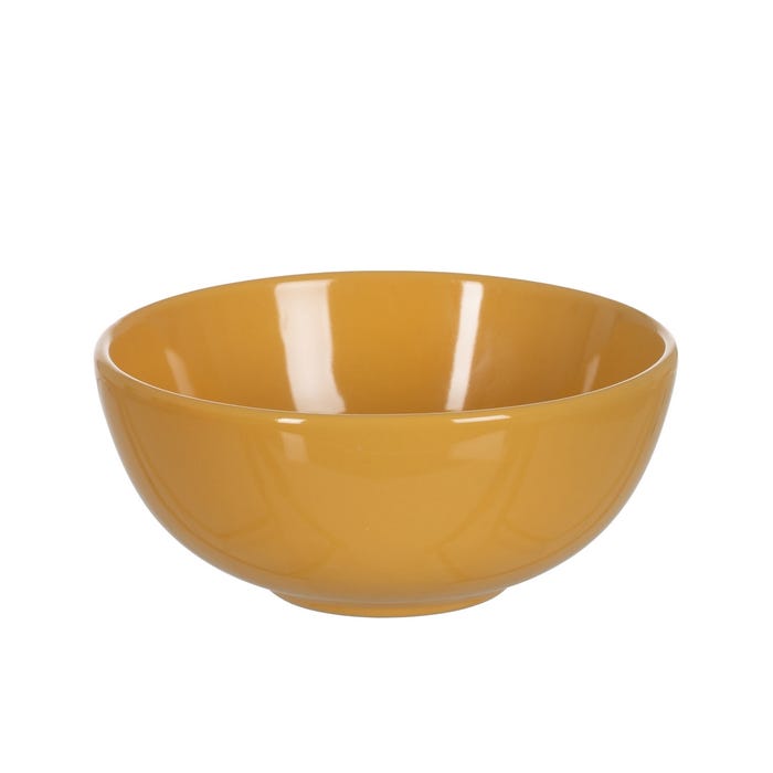 Bowl Mostaza Stoneware Cocina 14,50 X 14,50 X 6 Cm