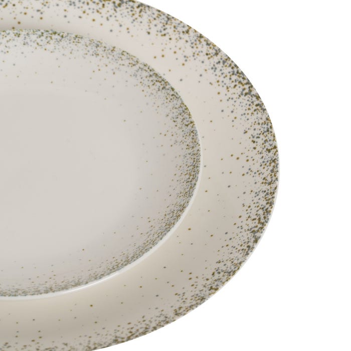 18-Piece Porcelain Kitchen Dinnerware Set 1 cm
