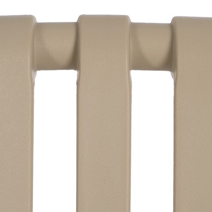 Beige Outdoor Polypropylene Chair 50 X 58 X 80 Cm