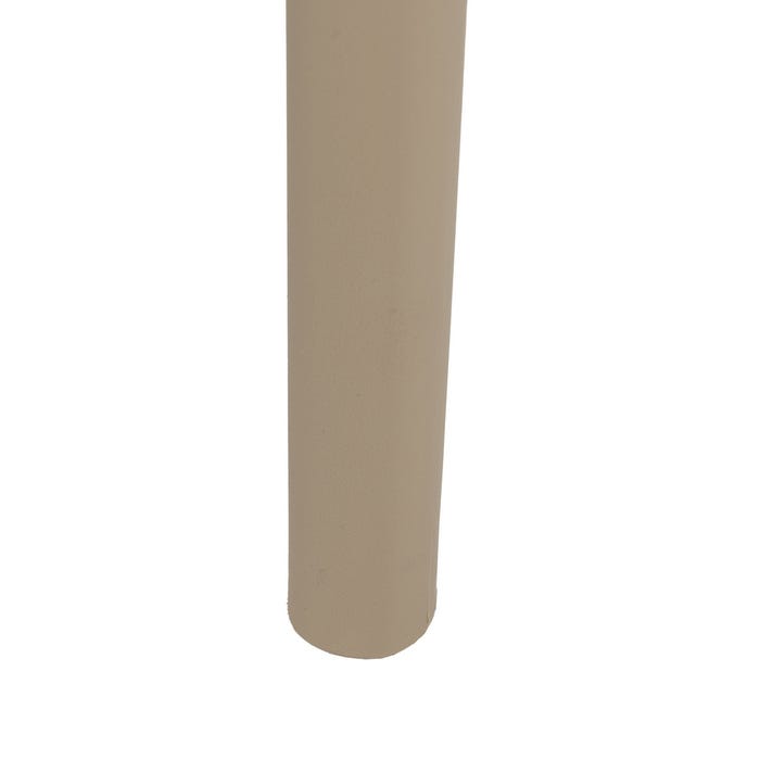 Beige Outdoor Polypropylene Chair 50 X 58 X 80 Cm