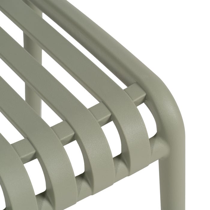 Green Polypropylene Outdoor Chair 50 X 58 X 80 Cm