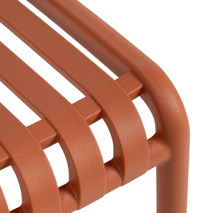 Terracotta Polypropylene Outdoor Chair 50 X 58 X 80 Cm