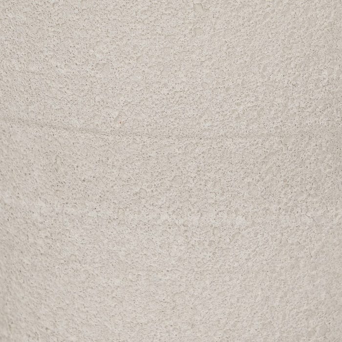 Jarrón Blanco Cerámica Decoración 25 X 25 X 60 Cm