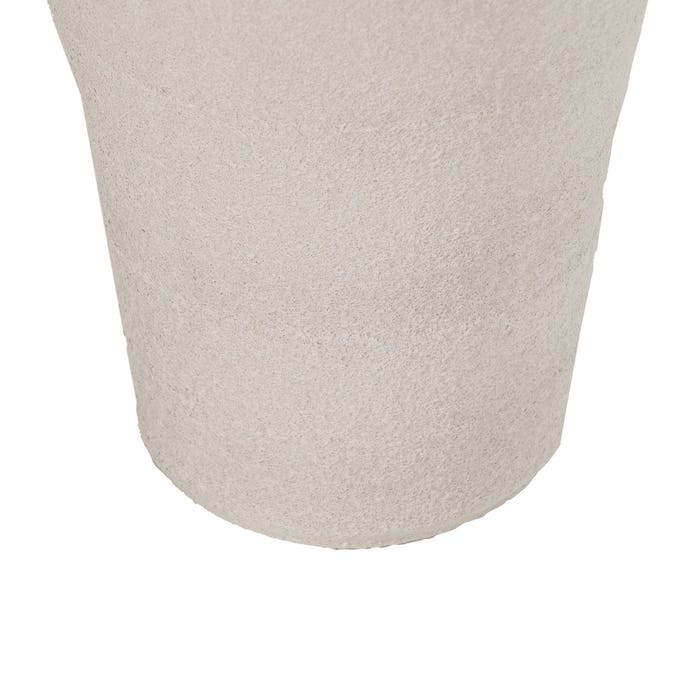 Jarrón Blanco Cerámica Decoración 25 X 25 X 60 Cm