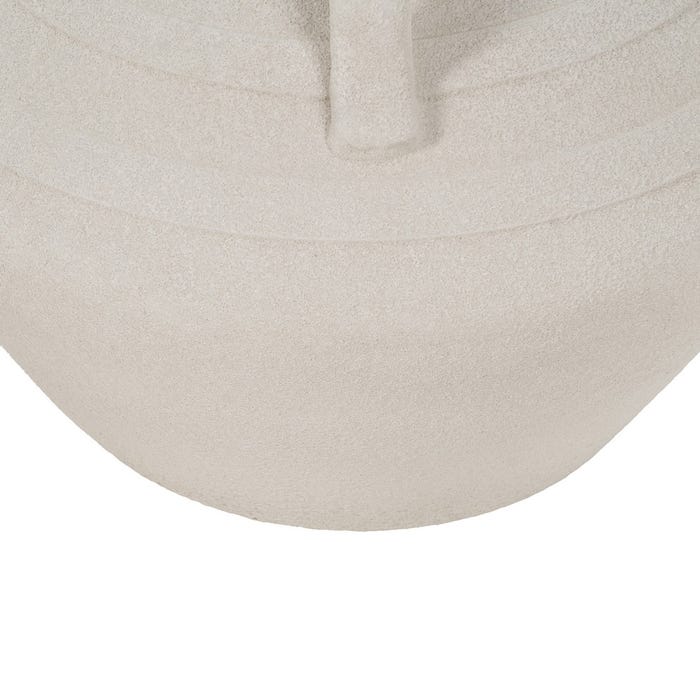 Jarrón Blanco Cerámica Decoración 34 X 34 X 30 Cm