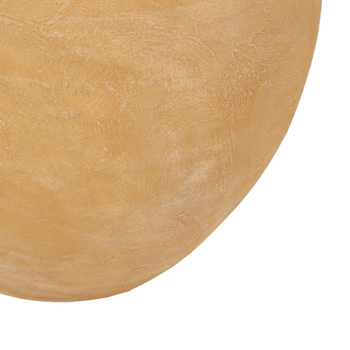 Macetero Vainilla Cerámica Decoración 34 X 34 X 35 Cm