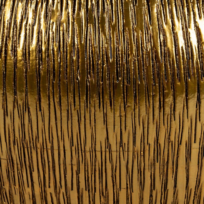 Macetero Oro Cerámica Decoración 30 X 30 X 28 Cm