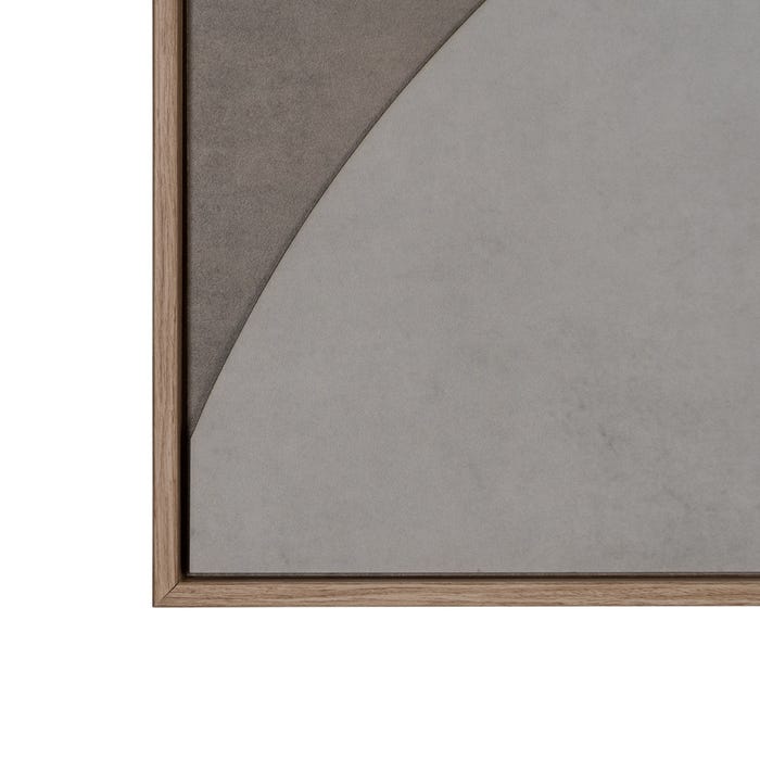 Mixed Carved &amp; Printed Wood Frame 150 X 3 X 50 Cm