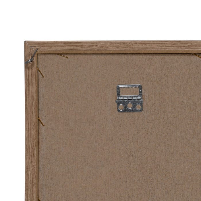 Mixed Carved &amp; Printed Wood Frame 150 X 3 X 50 Cm
