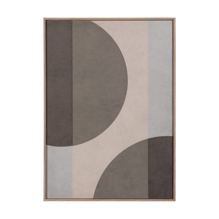 Mixed Carved&amp;Print Frame 2/M Wood 50 X 3 X 70 Cm