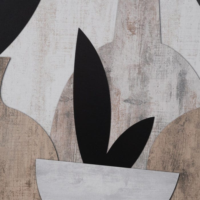 Moldura mista entalhada e impressa 2/M madeira 50 x 3 x 70 cm