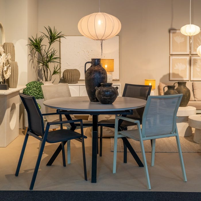 Cadeira de exterior em alumínio-têxtil 57 x 62,50 x 88 cm