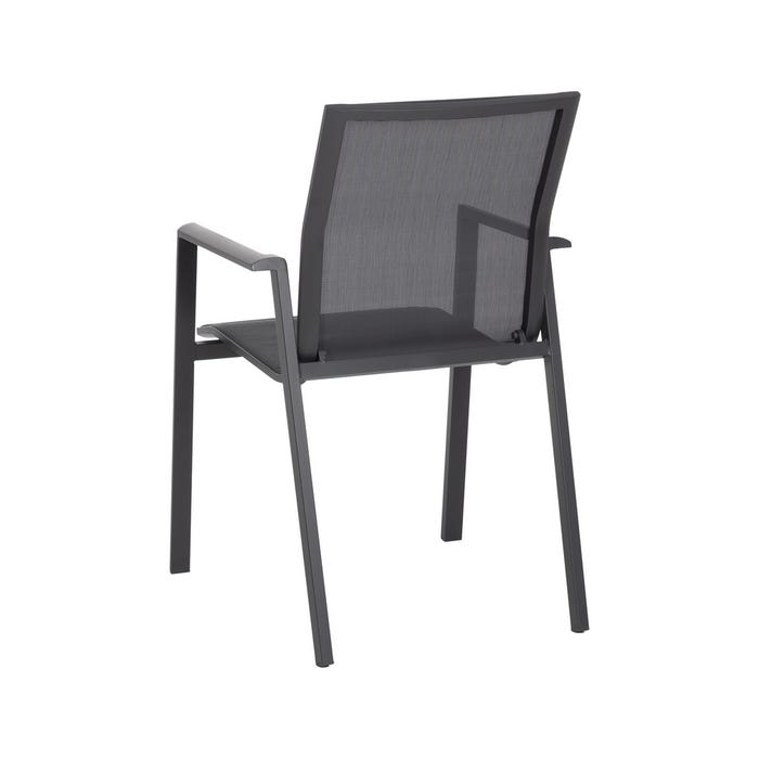 Silla Aluminio-Textileno Exterior 56,50 X 61,50 X 88,50 Cm
