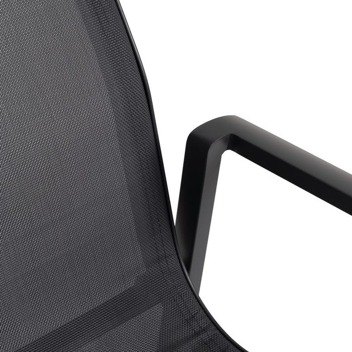Silla Aluminio-Textileno Exterior 56,50 X 61,50 X 88,50 Cm