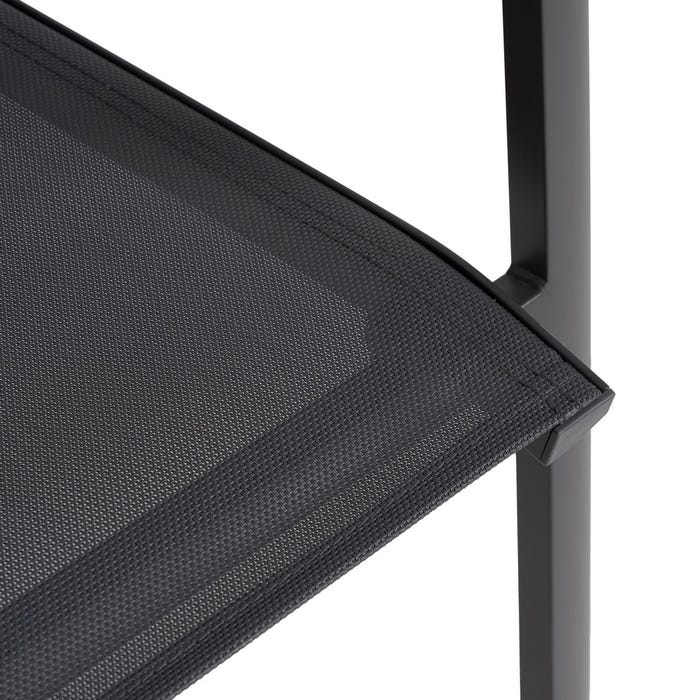 Silla Aluminio-Textileno Exterior 56,50 X 61,50 X 88,50 Cm