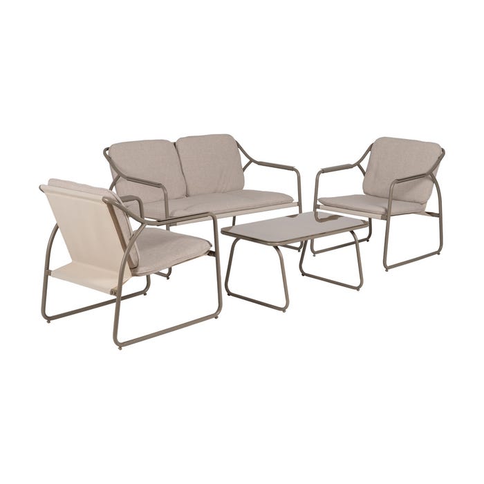 Conjunto de jardim de aço para exterior 1 cm