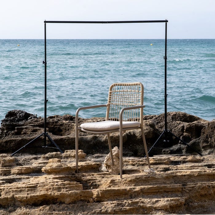 Outdoor Aluminum Chair 58 X 62 X 85 Cm