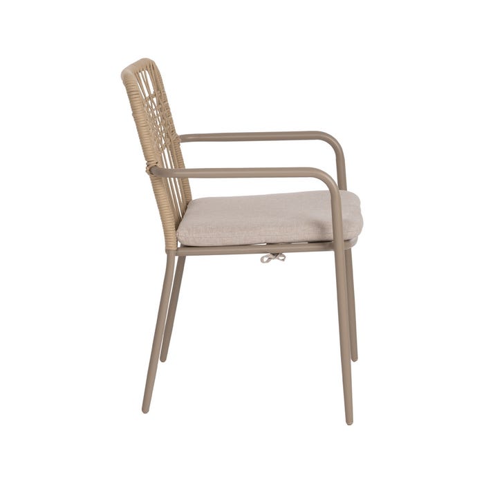 Outdoor Aluminum Chair 58 X 62 X 85 Cm