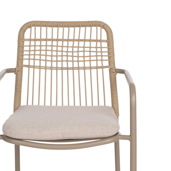 Outdoor Aluminum Chair 58 X 62 X 85 Cm