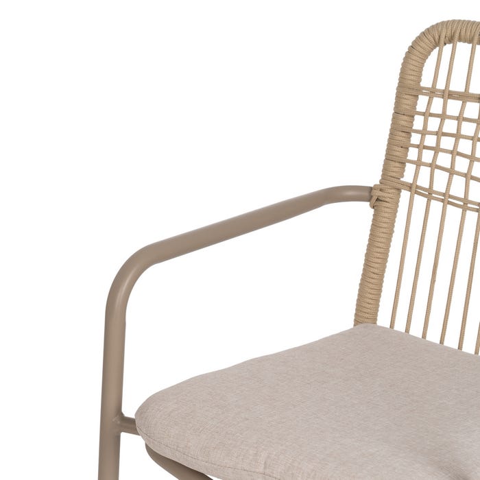 Outdoor Aluminum Chair 58 X 62 X 85 Cm