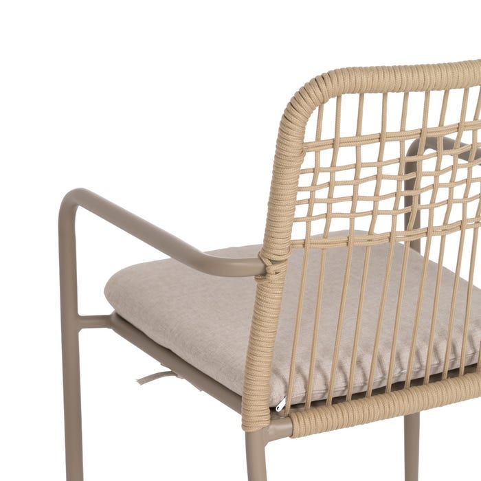 Outdoor Aluminum Chair 58 X 62 X 85 Cm