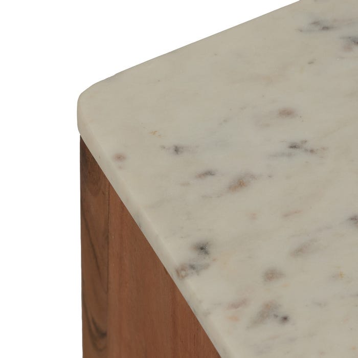 Mueble Tv Natural Acacia Salón 141 X 41 X 45 Cm