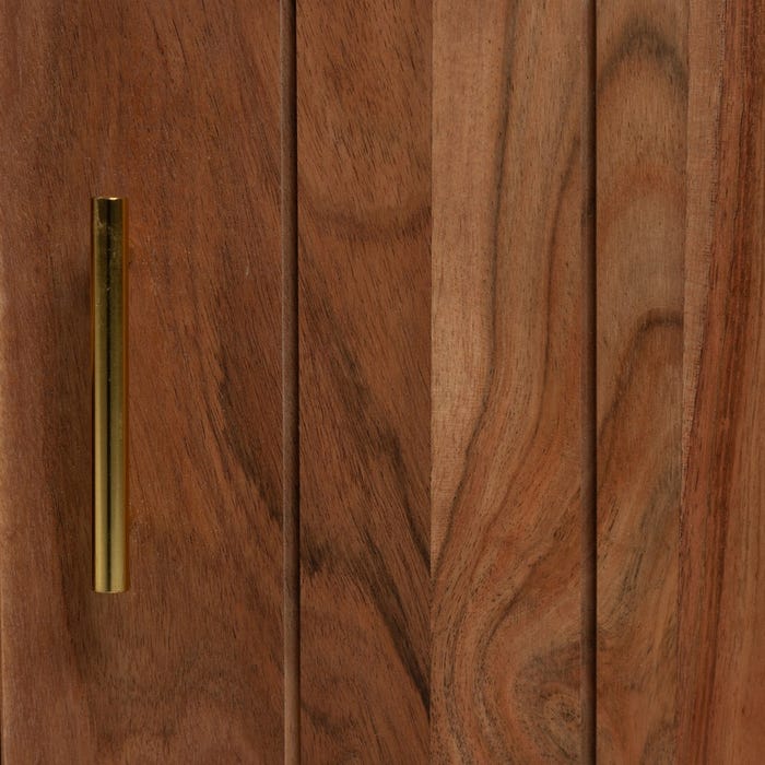 Mueble Tv Natural Acacia Salón 141 X 41 X 45 Cm