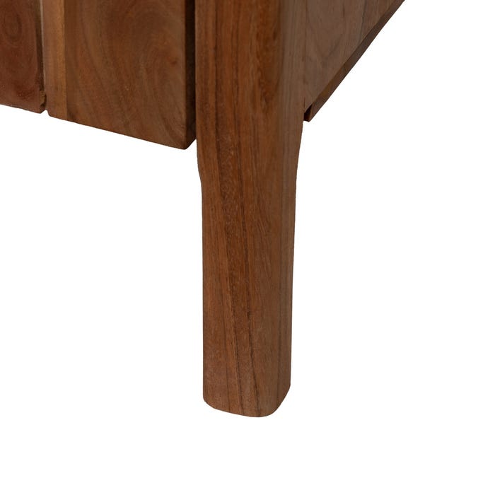 Mueble Tv Natural Acacia Salón 141 X 41 X 45 Cm