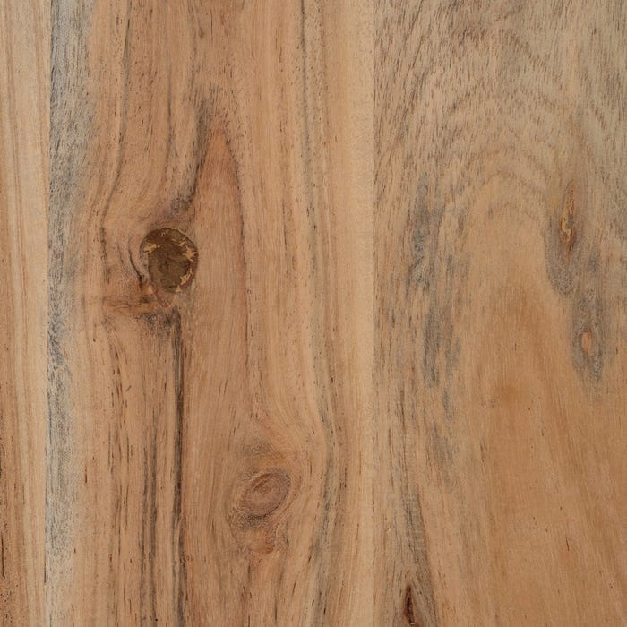 Mueble Tv Natural Madera De Acacia Salón 200 X 40 X 50 Cm