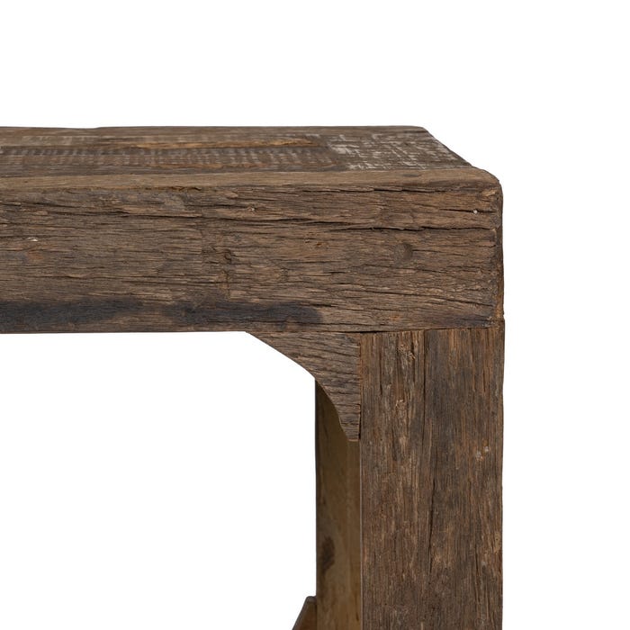 Consola Marrón Madera Entrada 200 X 38,50 X 92 Cm