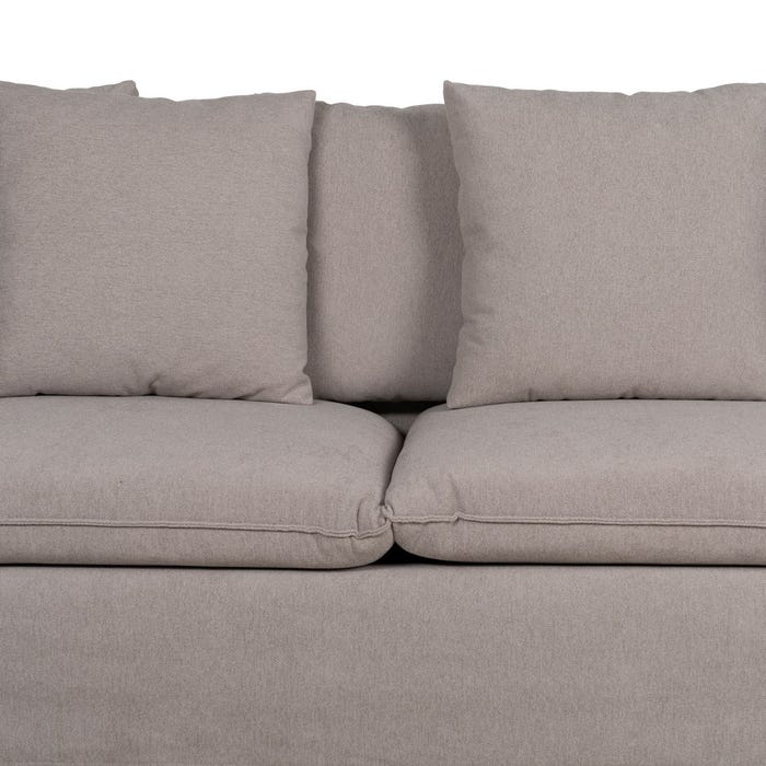 Sofá Taupe Tejido Salón 197 X 91 X 78 Cm