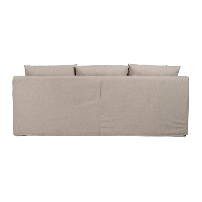 Sofá Beige Tejido Salón 245 X 102 X 100 Cm