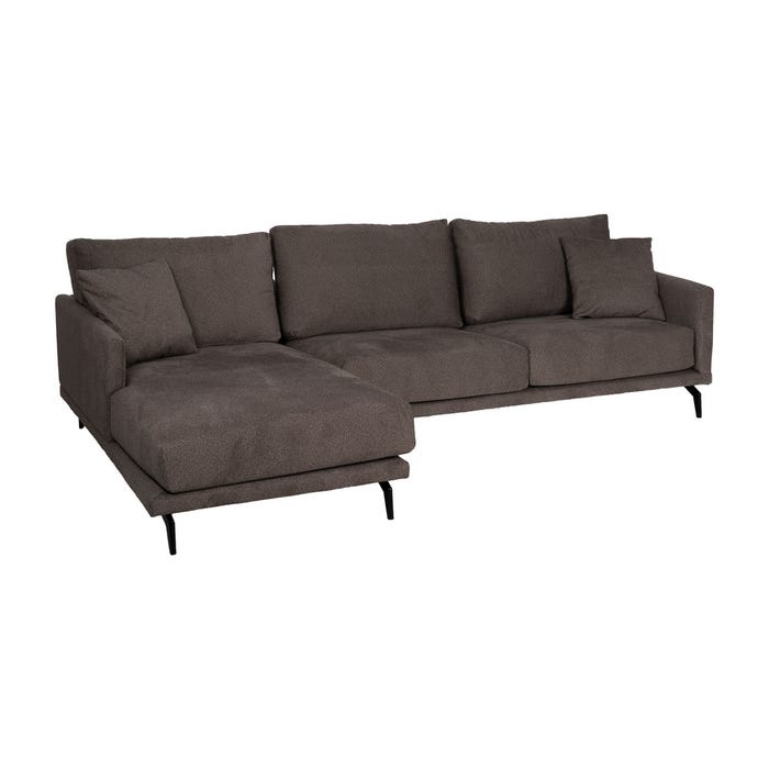Taupe Left Chaise Longue Sofa 284 X 173 X 100 Cm