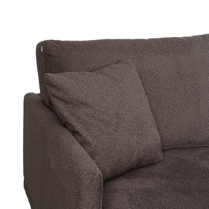 Sofá Chaise Longue Taupe Esquerdo 284 X 173 X 100 Cm