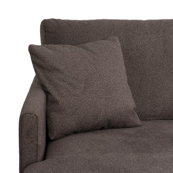 Sofá Chaise Longue Taupe Esquerdo 284 X 173 X 100 Cm
