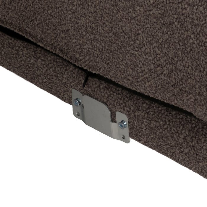 Sofá Chaise Longue Taupe Esquerdo 284 X 173 X 100 Cm
