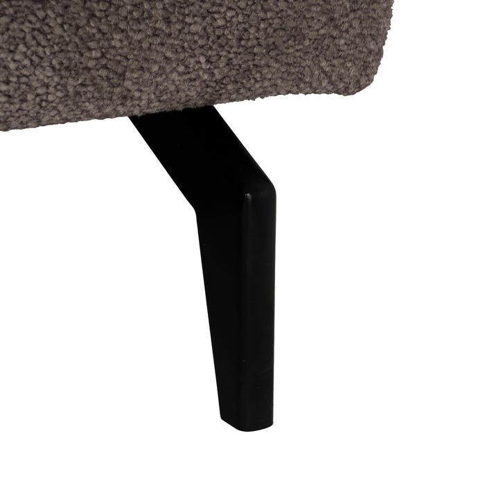 Sofá Chaise Longue Taupe Esquerdo 284 X 173 X 100 Cm