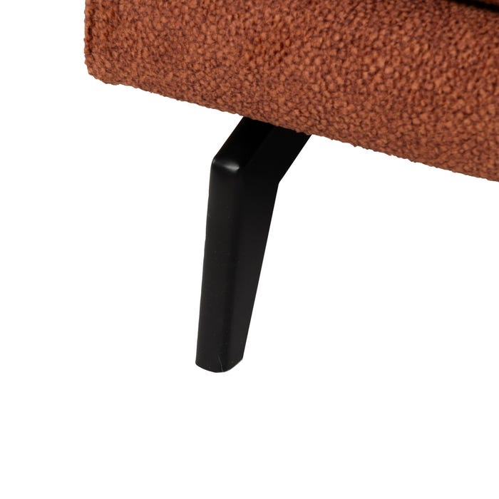 Sofá Chaise Longue Derecha Teja Tejido 284 X 173 X 100 Cm