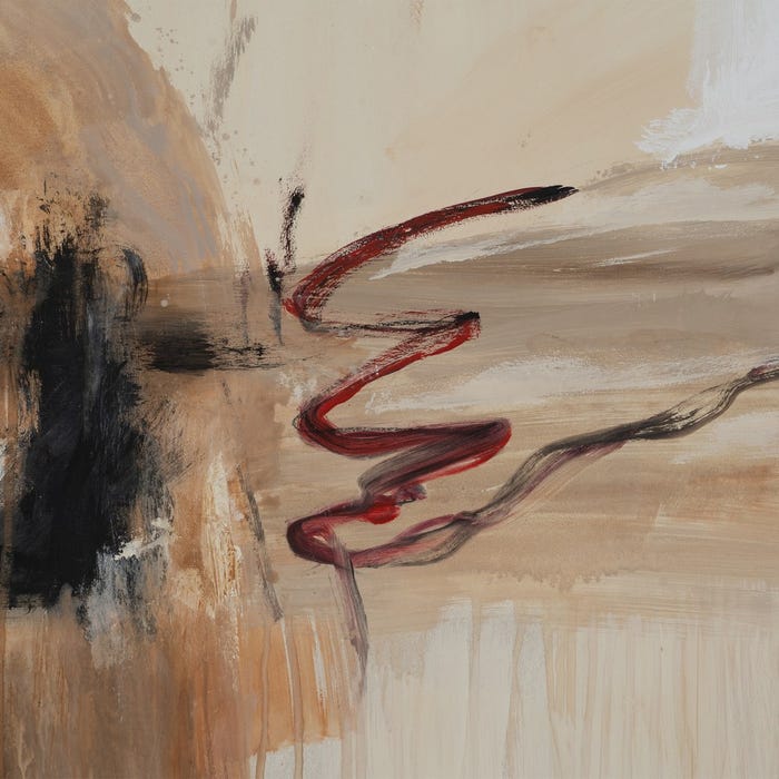Pintura Abstrata Imagem 2/M 60 X 150 Cm
